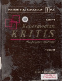 Keperawatan kritis: pendekatan holistik