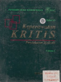 Keperawatan kritis: pendekatan holistik