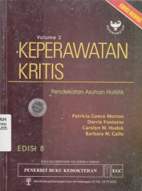 Keperawatan Kritis: pendekatan asuhan holistik volume 2