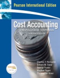Image of Cost accounting: a managerial emphasis