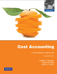 Cost accounting: a managerial emphasis