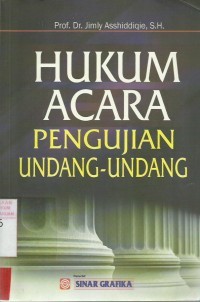 Hukum acara pengujian undang-undang