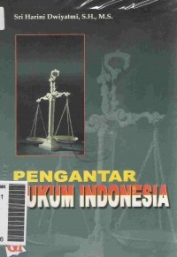Image of Pengantar hukum Indonesia