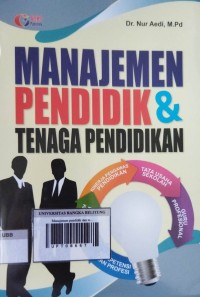 Manajemen pendidik dan tenaga kependidikan