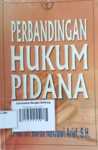 Perbandingan hukum pidana