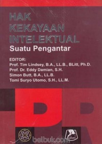 Hak kekayaan intelektual: suatu pengantar