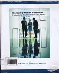 Managing human resources Productivity, quality of work life, profits
