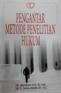 Image of Pengantar metode penelitian hukum