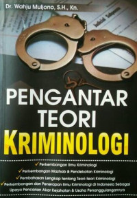 Image of Pengantar teori kriminologi