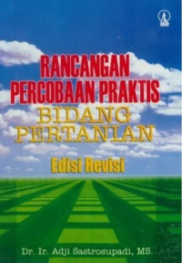 Image of Rancangan percobaan praktis bidang pertanian