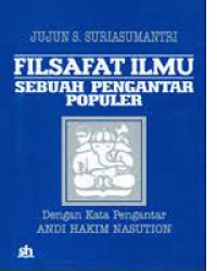 Filsafat ilmu: sebuah pengantar populer