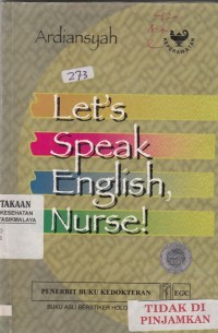 Let's speak English nurse!