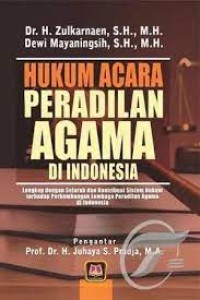 Hukum acara peradilan agama di Indonesia