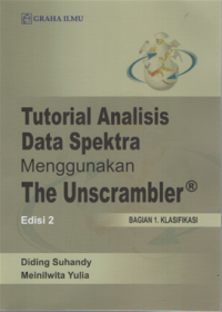 Tutorial analisis data spektra menggunakan the unscrambler: bagian 1. klasifikasi